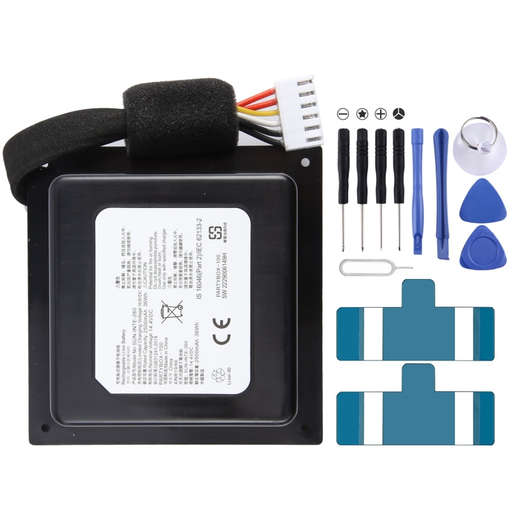 2500mAh Battery Replacement For JBL PartyBox 100 SUN-INTE-260, For JBL PartyBox 100 For JBL PartyBox 100