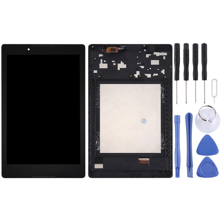 LCD Screen and Digitizer Full Assembly with Frame for Lenovo A8-50 Tablet, For Lenovo A8-50 For Lenovo A8-50