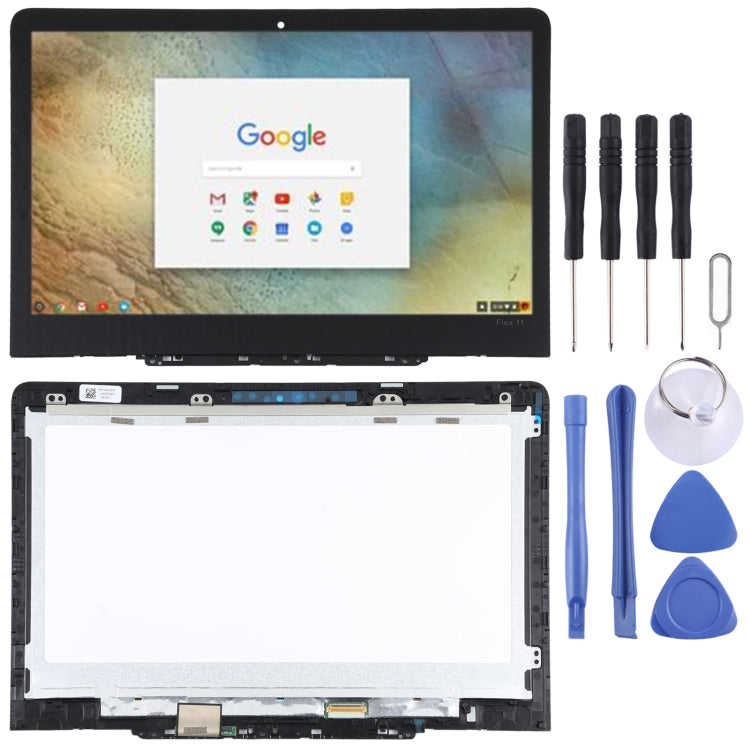 LCD Screen and Digitizer Full Assembly with Frame for Lenovo Chromebook YOGA N23, For Lenovo Chromebook YOGA N23 For Lenovo Chromebook YOGA N23