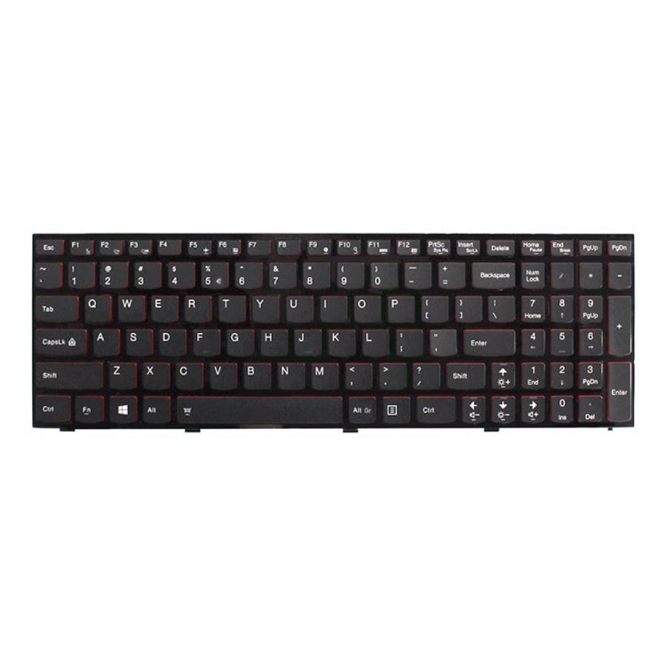 US Version Backlight Laptop Keyboard with Frame, For Lenovo IBM Y500 / Y500N / Y510P / Y590