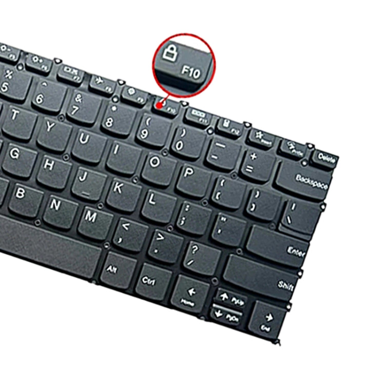 US Version Laptop Backlight Keyboard, F10 Key with Lock Icon, For Lenovo IdeaPad 5 / Yoga Slim 7 Pro (with Lock Icon)