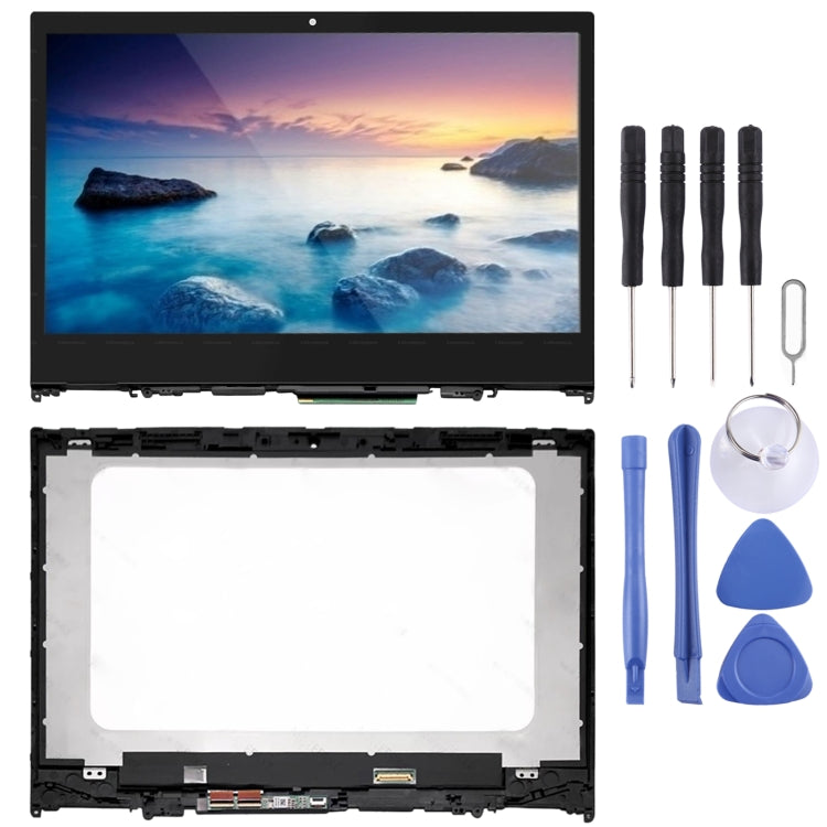 1366 x 768 HD LCD Screen and Digitizer Full Assembly with Frame for Lenovo IdeaPad Flex 5-14 5-1470 5-1480, For Lenovo IdeaPad Flex 5-14 (1366 x 768) For Lenovo IdeaPad Flex 5-14 (1366 x 768)