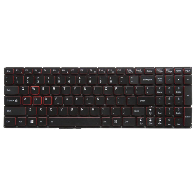 US Version Keyboard with Keyboard Backlight for Lenovo Ideapad Y700 Y700-15 Y700-15ISK Y700-15ACZ Y700-17ISK Y700-15ISE, For Lenovo Ideapad Y700 (US)