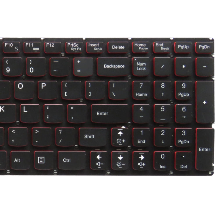 US Version Keyboard with Keyboard Backlight for Lenovo Ideapad Y700 Y700-15 Y700-15ISK Y700-15ACZ Y700-17ISK Y700-15ISE, For Lenovo Ideapad Y700 (US)