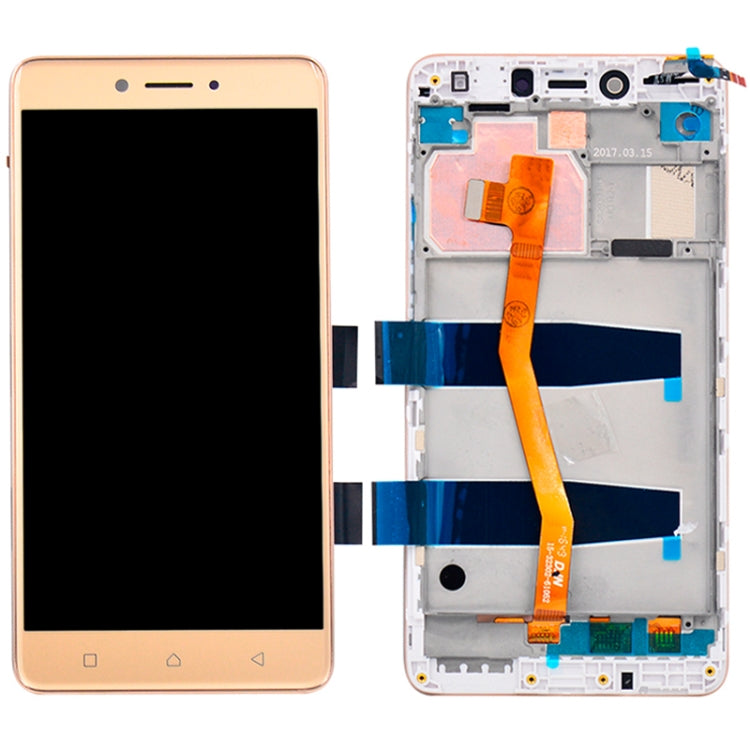 LCD Screen and Digitizer Full Assembly with Frame for 5.5 inch Lenovo K6 Note K53a48, For Lenovo K6 Note, Lenovo K6 Note