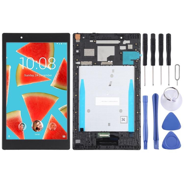 LCD Screen and Digitizer Full Assembly with Frame for Lenovo Tab 4 (8 inch) TB-8504, TB-8504X, TB-8504F, TB-8504N, For Lenovo Tab 4 (8 inch) For Lenovo Tab 4 (8 inch)