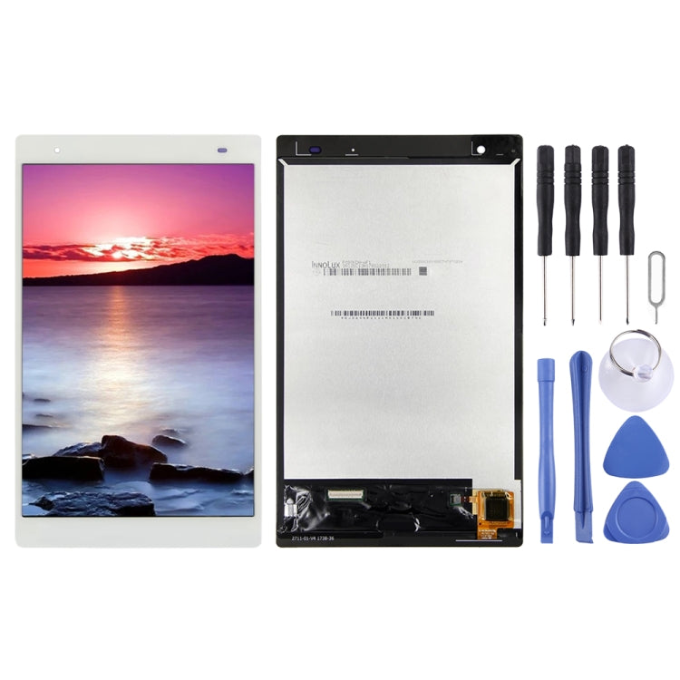 LCD Screen and Digitizer Full Assembly for Lenovo Tab 4 Plus 8704X TB-8704V TB-8704X TB-8704F TB-8704N TB-8704L, For Lenovo Tab 4 Plus 8704X For Lenovo Tab 4 Plus 8704X White