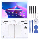 LCD Screen and Digitizer Full Assembly with Frame for Lenovo Tab 5 Plus/M10 TB-X605L TB-X605F TB-X605M TB-X605, For Lenovo Tab 5 Plus/M10 For Lenovo Tab 5 Plus M10 White