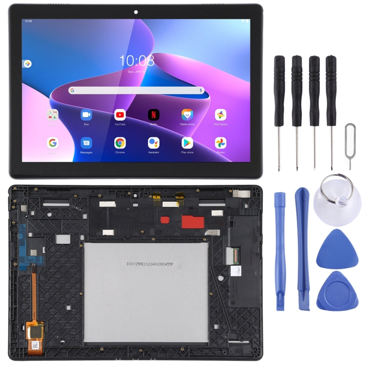 LCD Screen and Digitizer Full Assembly with Frame for Lenovo Tab M10 HD TB-X505L TB-X505 TB-X505F, For Lenovo Tab M10 HD For Lenovo Tab M10 HD