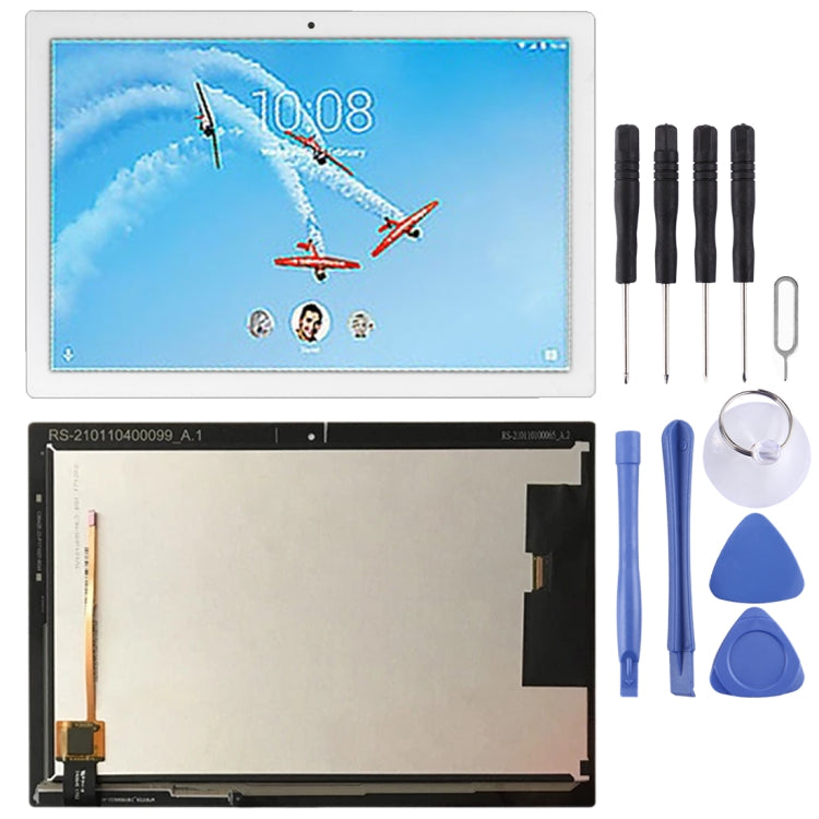 LCD Screen and Digitizer Full Assembly for Lenovo TAB4 10 REL Tablet TB-X504F TB-X504M TB-X504L, For Lenovo TAB4 10 REL Tablet For Lenovo TAB4 10 REL Tablet White