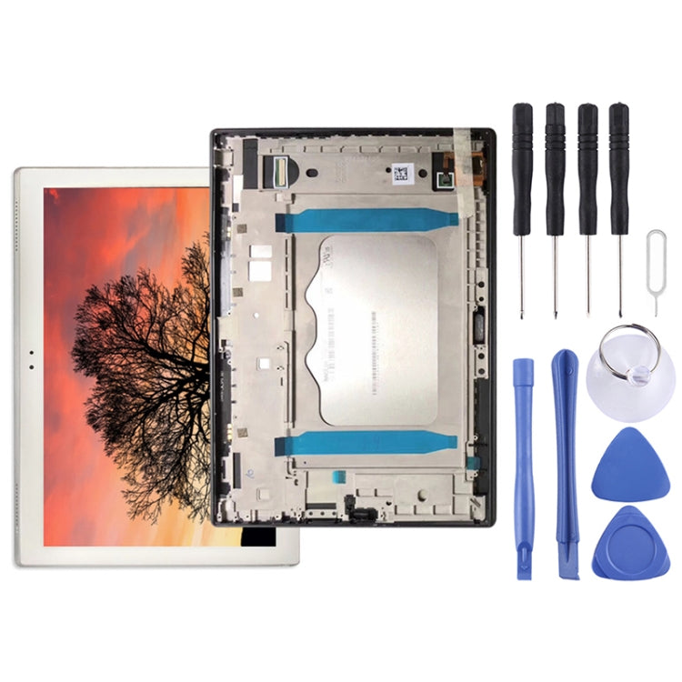 LCD Screen and Digitizer Full Assembly with Frame for Lenovo TAB4 Plus TB-X704 / TB-X704L, For Lenovo TAB4 Plus For Lenovo Tab4 Plus White