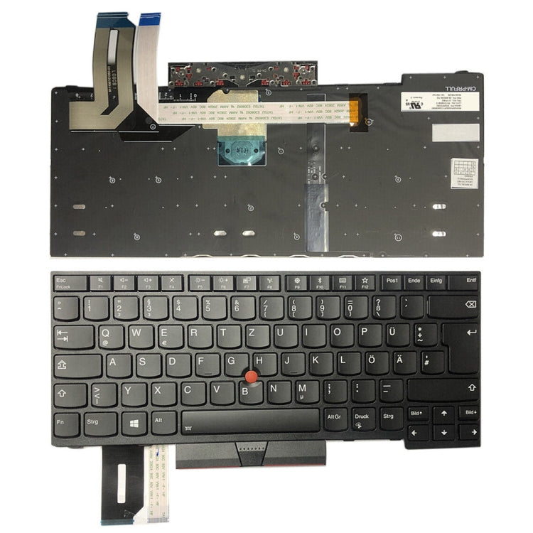 German Version Laptop Keyboard, For Lenovo Thinkpad E480 E485 T480s L480, For Lenovo Thinkpad T460 T440S T440P L470 For Lenovo Thinkpad E480 E485 T480s L480