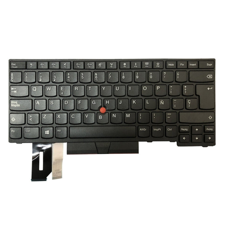 Spanish Version Backlight Laptop Keyboard, For Lenovo ThinkPad E480 / E495 / L480, For Lenovo ThinkPad T490s / T495s, For Lenovo ThinkPad E580 / L580 / E585