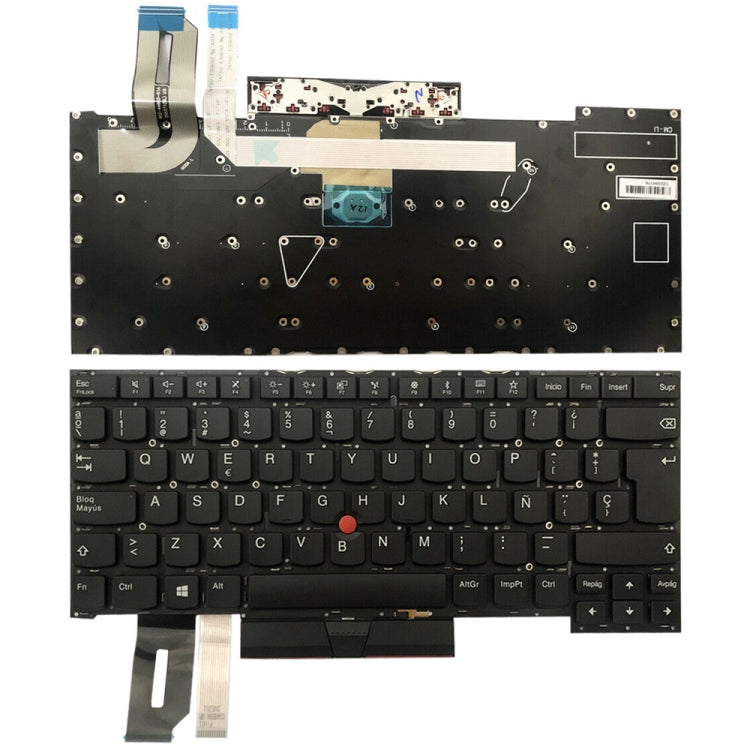 Spanish Version Backlight Laptop Keyboard, For Lenovo ThinkPad E480 / E495 / L480, For Lenovo ThinkPad T490s / T495s, For Lenovo ThinkPad E580 / L580 / E585 For Lenovo ThinkPad T490s T495s
