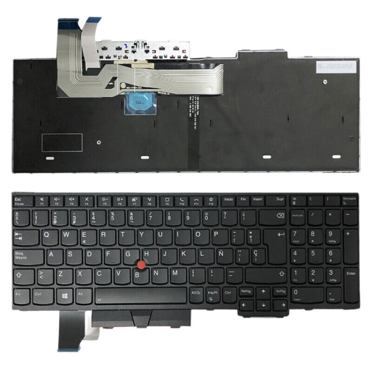 Spanish Version Backlight Laptop Keyboard, For Lenovo ThinkPad E480 / E495 / L480, For Lenovo ThinkPad T490s / T495s, For Lenovo ThinkPad E580 / L580 / E585 For Lenovo ThinkPad E580 L580 E585