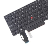 US Version Keyboard for Lenovo Thinkpad E580 E585 E590 E595 T590 P53S L580 L590 P52 P72 P53 P73, For Lenovo Thinkpad E580 (Black), For Lenovo Thinkpad E580 (Silver)