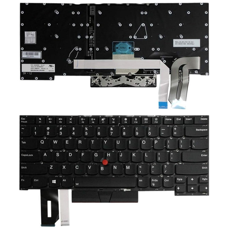 English Enter Key Backlight Laptop Keyboard, For Lenovo ThinkPad P1 X1 Extreme X1 For Lenovo ThinkPad P1 X1 Extreme X1