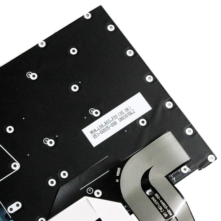 English Enter Key Backlight Laptop Keyboard, For Lenovo ThinkPad P1 X1 Extreme X1