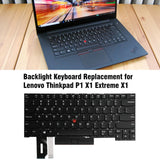 English Enter Key Backlight Laptop Keyboard, For Lenovo ThinkPad P1 X1 Extreme X1