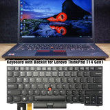 US Version Backlight Laptop Keyboard, For Lenovo ThinkPad T14 Gen1 20S0 20S1