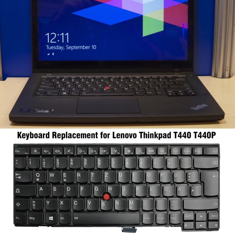 German Version White Back Backlight Laptop Keyboard, For Lenovo ThinkPad T440 T440P T440S