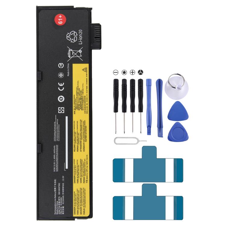 For Lenovo ThinkPad T470 / 61+ SB10K97852 01AV425 48WH 4400mAh Battery Replacement, For Lenovo ThinkPad T470 For Lenovo ThinkPad T470