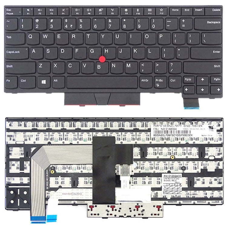 US Version Keyboard for Lenovo Thinkpad T470 T480 A475 A485 01HX459 01AX364, For Lenovo Thinkpad T470 For Lenovo Thinkpad T470