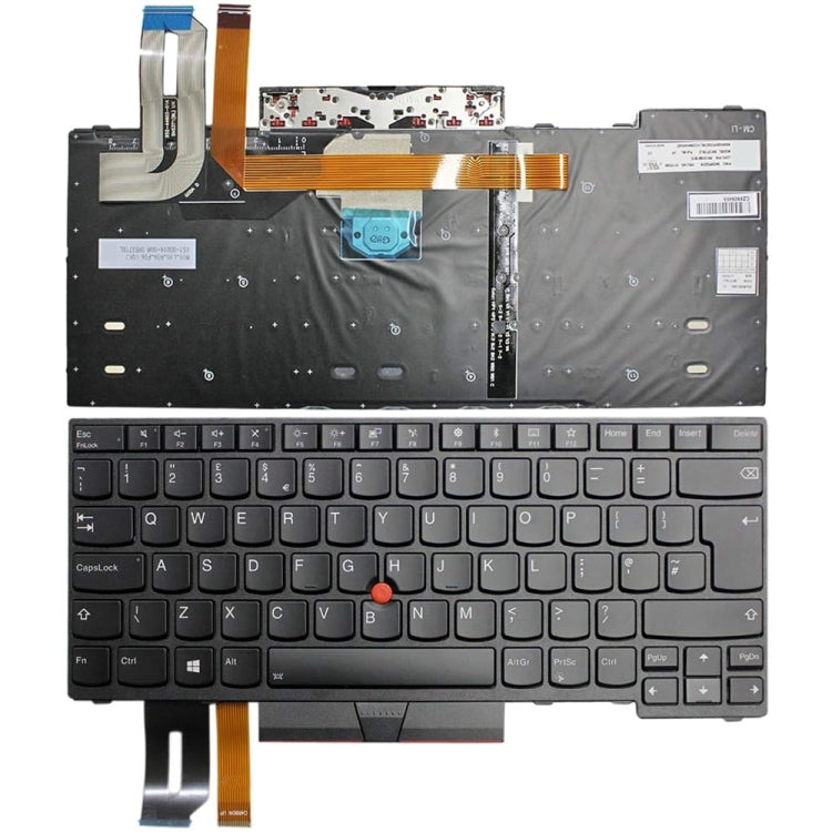 UK Version Backlight Laptop Keyboard, For Lenovo Thinkpad T480s E480 L480, For Lenovo ThinkPad X240 X250 20AL 20AM For Lenovo Thinkpad T480s E480 L480