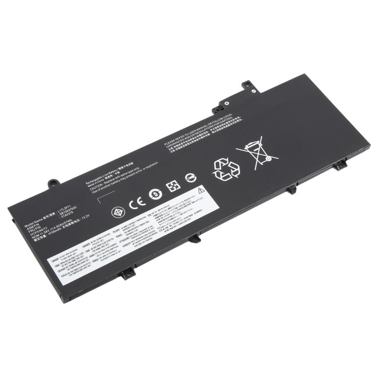 For Lenovo ThinkPad T480S Series 01AV478 / L17L3P71 SB10K97620 11.58V 57WH Battery Replacement, For Lenovo ThinkPad T480S Series