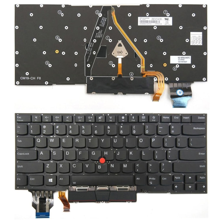 US Version Backlight Laptop Keyboard, For Lenovo Thinkpad X1 Carbon 8th Gen 2020 For Lenovo Thinkpad X1 Carbon 8th Gen 2020