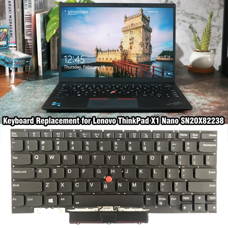 US Version Backlight Laptop Keyboard, For Lenovo ThinkPad X1 Nano