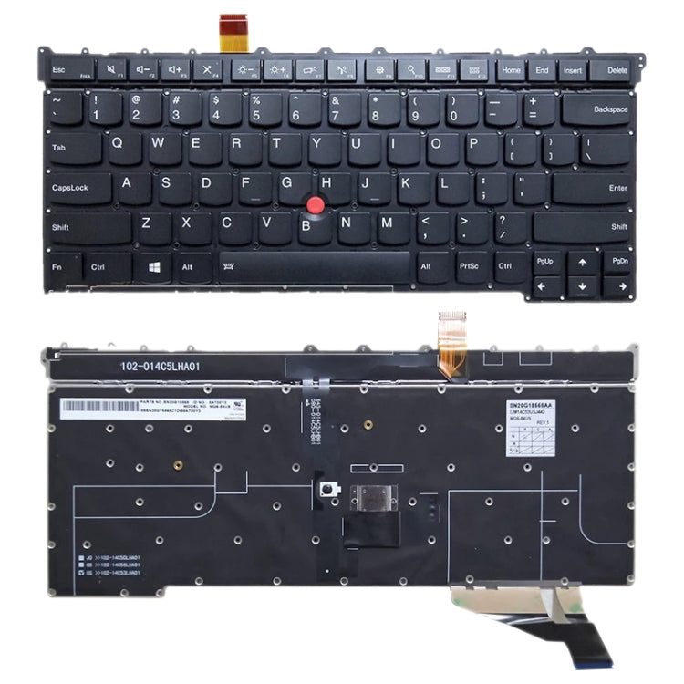 US Version Keyboard With Back Light for Lenovo Thinkpad X1 Carbon 3rd Gen 2015, For Lenovo Thinkpad X1 For Lenovo Thinkpad X1