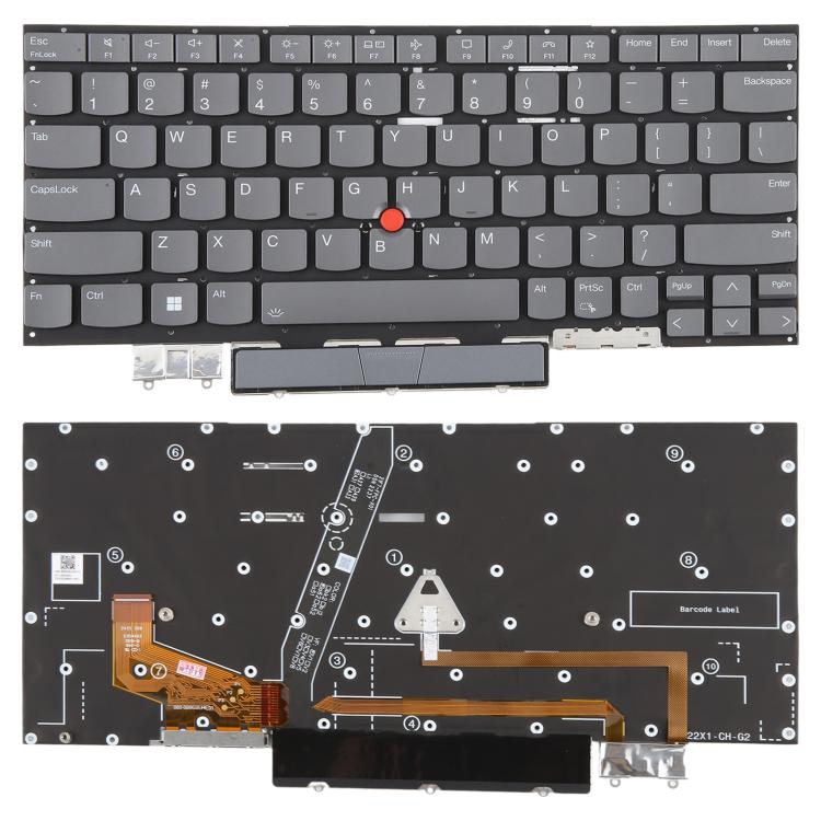 US Version Backlit Laptop Keyboard for Lenovo Thinkpad X1 YOGA 6TH 2021, For Lenovo Thinkpad X1 YOGA 6TH 2021 For Lenovo Thinkpad X1 YOGA 6TH 2021