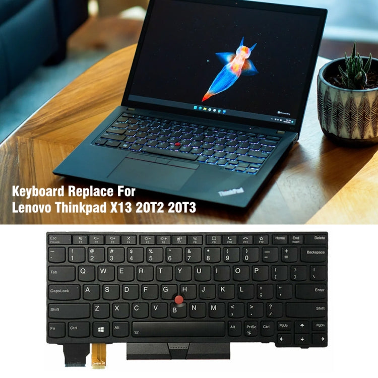 US Version Backlight Laptop Keyboard, For Lenovo ThinkPad X13 20T2 20T3 20UF