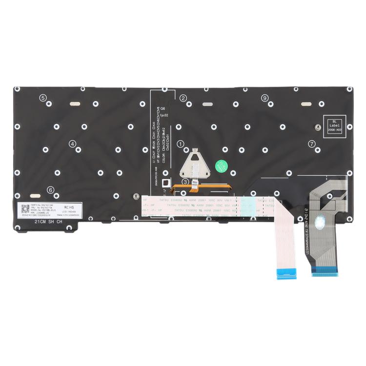 US Version Backlit Laptop Keyboard with Pointing for Lenovo ThinkPad X13 Gen 2 20WK 20XH X13 Yoga Gen 2, For Lenovo ThinkPad X13 Gen 2