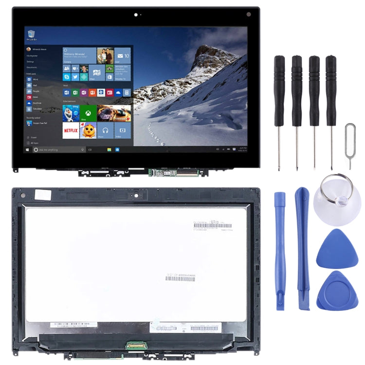 1920X1080 FHD 30Pin LCD Screen and Digitizer Full Assembly with Frame for Lenovo Thinkpad Yoga 260, For Lenovo Thinkpad Yoga 260 For Lenovo Thinkpad Yoga 260