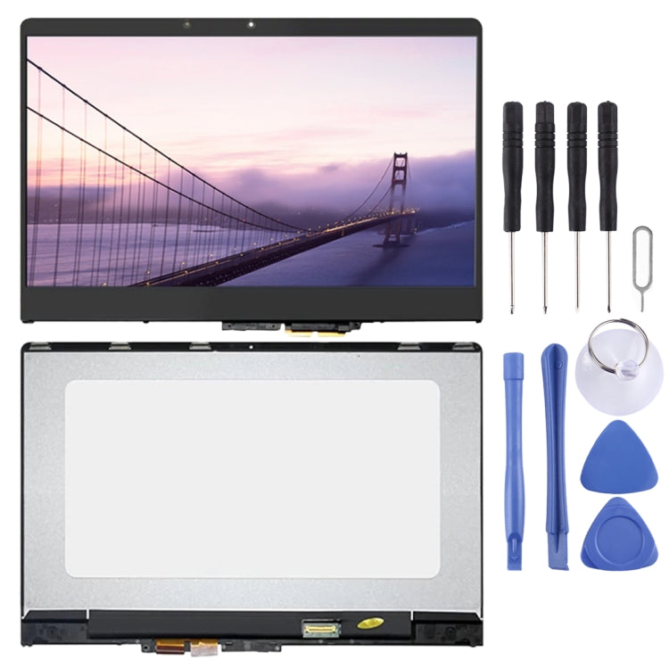 1920 x 1080 FHD LCD Screen and Digitizer Full Assembly with Frame for Lenovo YOGA 710-14ISKIKB 5D10M14182, For Lenovo YOGA 710-14ISKIKB For Lenovo YOGA 710-14ISKIKB