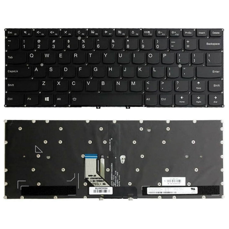 Backlight Laptop Keyboard without Frame, For Lenovo Yoga 910-13JKB / Yoga 5 Pro For Lenovo Yoga 910-13JKB Yoga 5 Pro