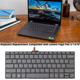 US Version Backlight Laptop Keyboard, For Lenovo Yoga Flex 5-1470 / Flex 5-1570