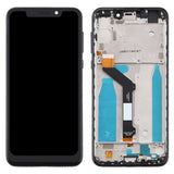 LCD Screen and Digitizer Full Assembly With Frame for Motorola Moto One (P30 Play), For Moto One (P30 Play)