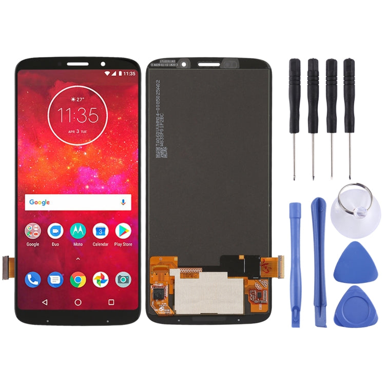 LCD Screen and Digitizer Full Assembly for Motorola Moto Z3 Play, For Moto Z3 Play For Moto Z3 Play
