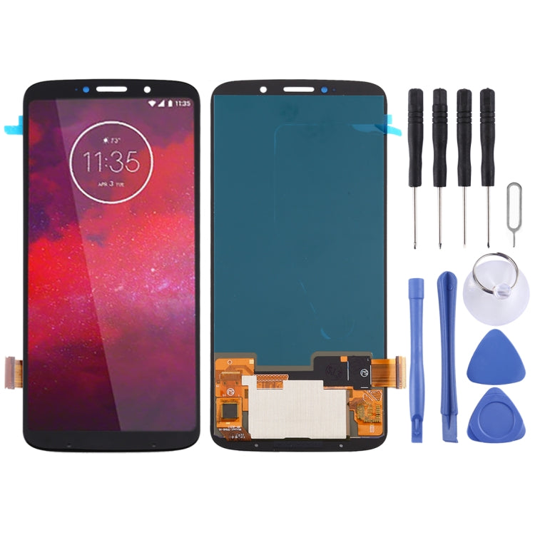 LCD Screen and Digitizer Full Assembly for Motorola Moto Z3, For Motorola Moto Z3 For Motorola Moto Z3