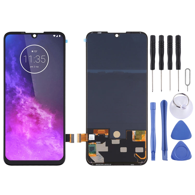 LCD Screen and Digitizer Full Assembly for Motorola One Zoom, For Motorola One Zoom For Motorola One Zoom