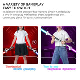 VR Controllers Long Stick Handle for Meta Quest 2 Playing Beat Saber Games, for Oculus Quest 2