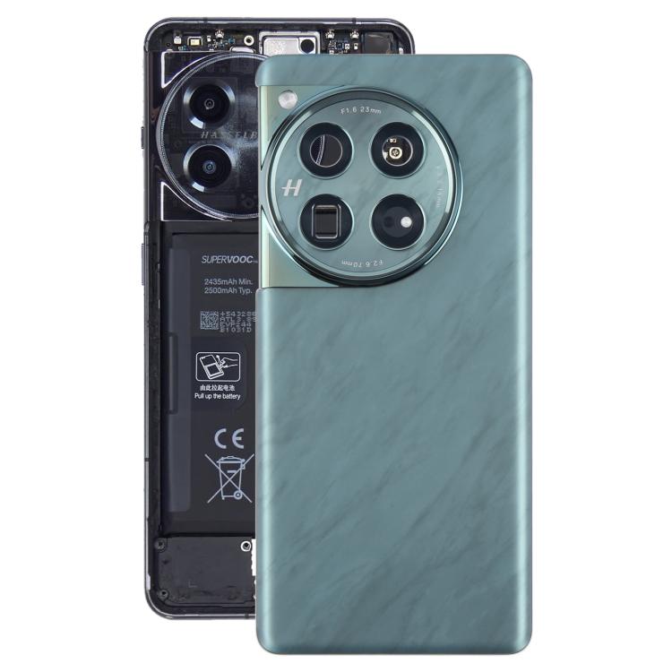 For OnePlus 12 PJD110 CPH2573 CPH2581 Original Glass Battery Back Cover with Camera Lens, For OnePlus 12(Original with Camera Lens) For OnePlus 12(Original with Camera Lens) Green