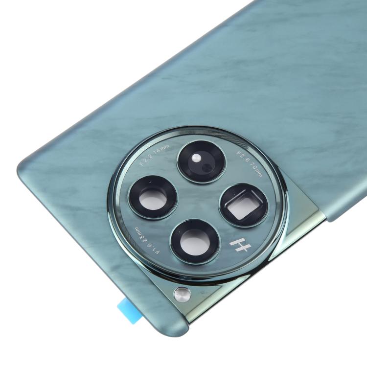 For OnePlus 12 PJD110 CPH2573 CPH2581 Original Glass Battery Back Cover with Camera Lens, For OnePlus 12(Original with Camera Lens)