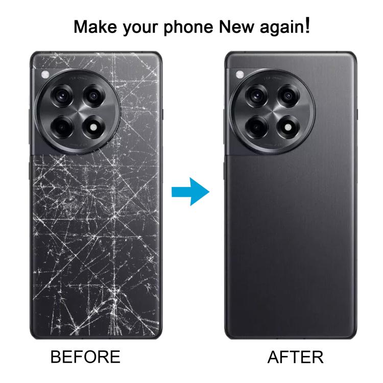 For OnePlus 12R Back Cover with Camera Lens Cover, For OnePlus 12R (with Camera Lens Cover)