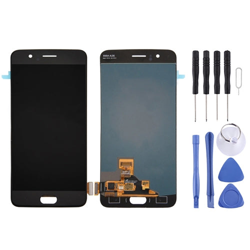 For OnePlus 5 with Digitizer Full Assembly OEM LCD Screen, For OnePlus 5, For 5 For OnePlus 5 Black