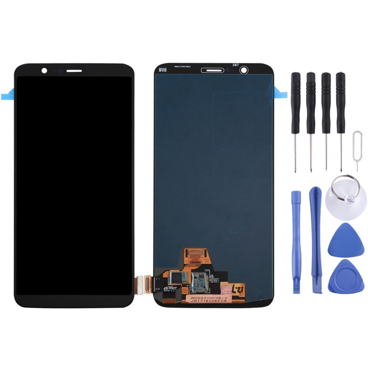 For OnePlus 5T Digitizer Full Assembly Original LCD Screen, For OnePlus 5T For OnePlus 5T