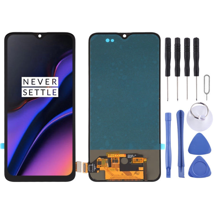For OnePlus 6T A6010 A6013 TFT Material LCD Screen and Digitizer Full Assembly, For OnePlus 6T (TFT) For OnePlus 6T (TFT)